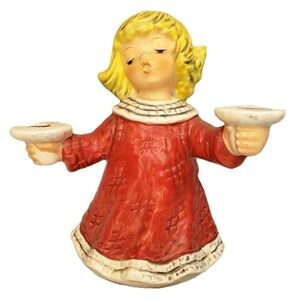 RARE Goebel Hummel Angel W Germany Double Candle Holder Candleholder 42 006 16‎
